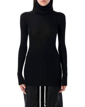 Rick Owens Maglia Long Sleeve Tube Sweater - Black
