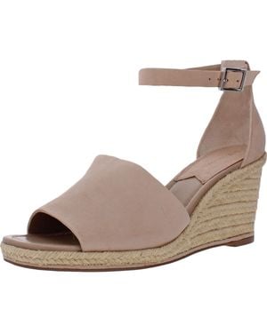 Enzo Angiolini Petrina Padded Insole Ankle Strap Espadrilles - Brown