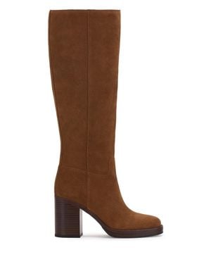 Vince Camuto Gibi Narrow Calf Knee High Boot Burnt Sugar Hawk1804 - Brown
