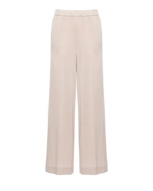 Rrd Cupro Travel Wom Wide-Leg Pants - White