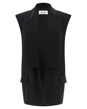 DI.LA3 PARI' Tuxedo Vest - Black