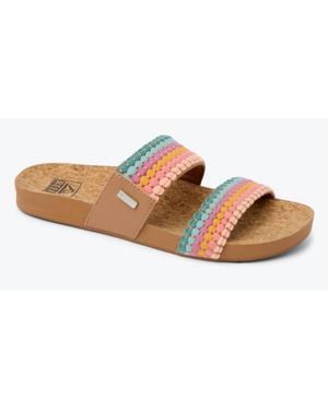 Reef Cushion Vista Flat Sandals - Black