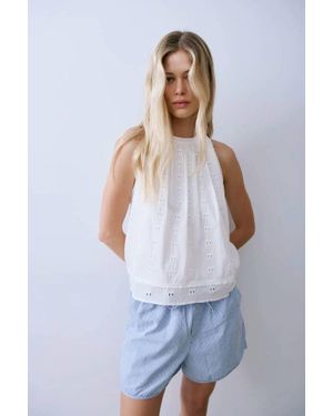 Melissa Nepton Hanly Top - White