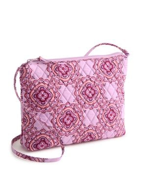 Vera Bradley Outlet Cotton Large Hipster Crossbody Bag - Purple