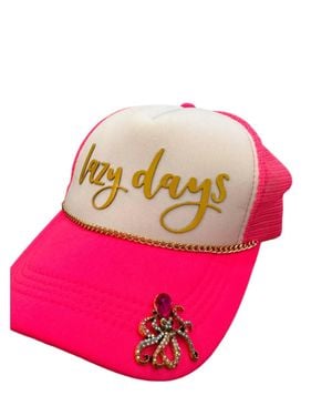 GDG Hats Custom Summer Trucker Hat - Pink