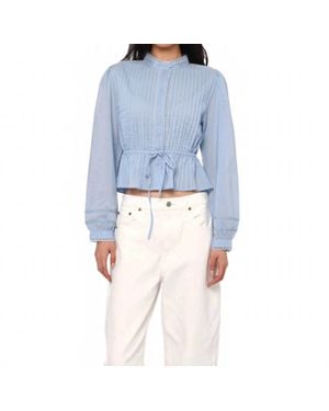 LOVE THE LABEL Mira Blouse - Blue