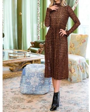 Thml Devore Midi Dress - Multicolor