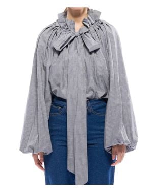 Toit Volant Nightingale Oversized Top - Blue