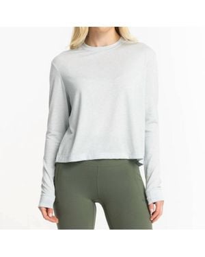 Free Fly Elevate Long Sleeve Tee - Gray