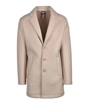 Colmar Polyester-Blend Button Coat - Natural