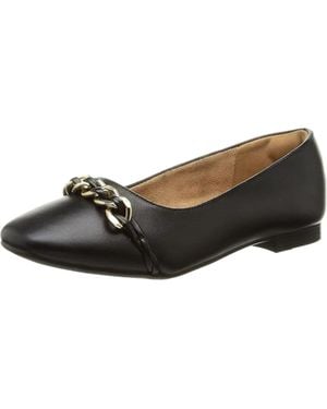 Rockport Zoie Ci9673 Chain Ballet Flat Slip On Shoes Htat1171 - Black