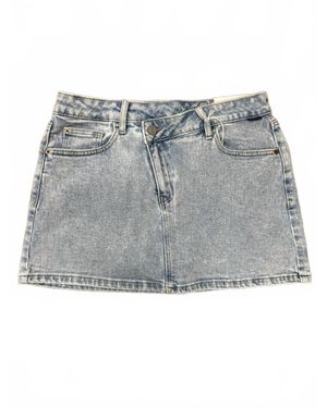 cello Ava Denim Mini Skirt - Gray