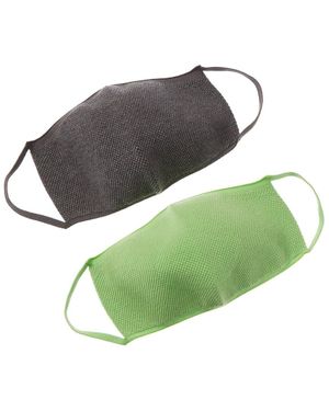 Hannah Rose Set Of 2 Cashmere-Blend Face Masks - Green