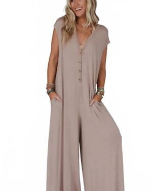 Three Bird Nest Daphne Jumpsuit - Brown