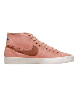 Nike Sb Blazer Court Mid Premium Skateboard Shoe - Pink
