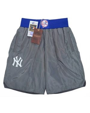 Mitchell & Ness Mlb Baseball Cooperstown Collection Insignia New York Yankees Shorts - Blue