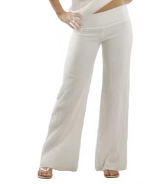 Elan Gauze Pants - White
