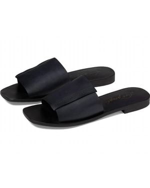 Free People Verona Slide Sandals - Black