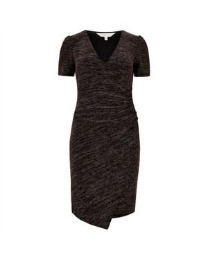 Apricot Multitone Lurex - Black