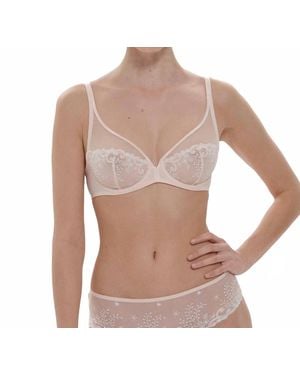 Simone Perele Full Coverage Plunge Bra - Metallic