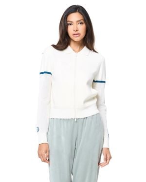 Sergio Tacchini Nota Knit Jacket - White