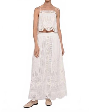 LOVE THE LABEL Westin Maxi Skirt - White
