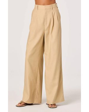 Astr Neha Wide Leg Pants - Natural