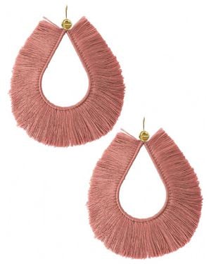 Erika Peña Silvia Tassel Earring - Pink