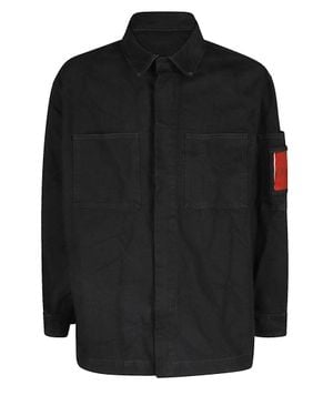 44 Label Group Hangover Overshirt Canvas Jacket - Black