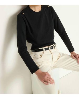 Nation Ltd Brixton Long Sleeve Top - Black