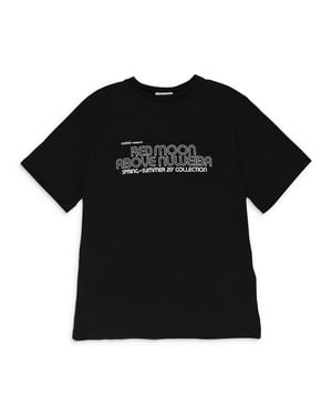 Adish Short Sleeve Moon Above Nuweiba T-Shirt - Black
