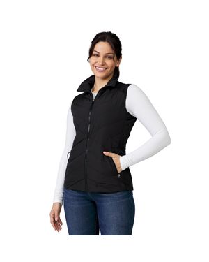 Free Country Quilted Hybrid Vest - Blue