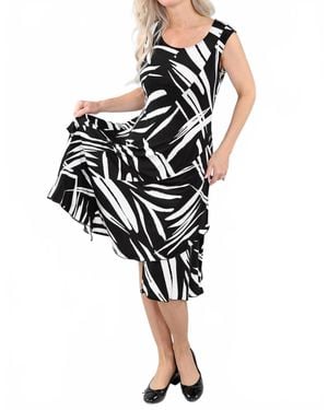 Michael Tyler Sleeveless Ruffle Maxi Dress - Black