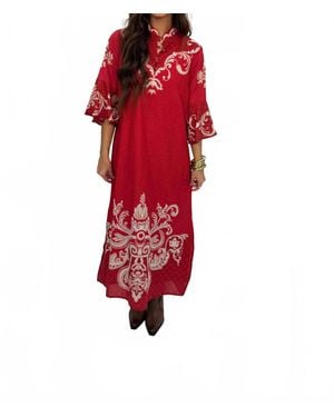 IslaPayal Como Midi Firenze Dress - Red
