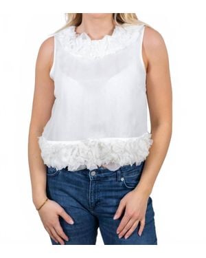 byTiMo Organza Frilly Top - Blue