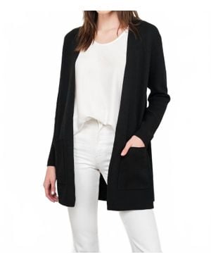 Fun 2 Fun No Matter What Pocket Sweater Cardigan - Black