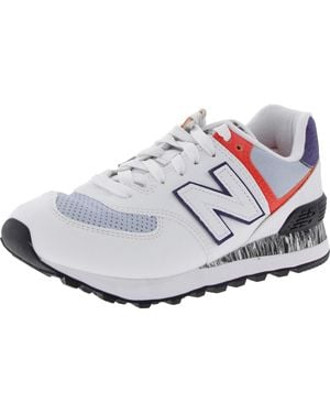 New Balance Lace-Up Running & Training Shoes - White