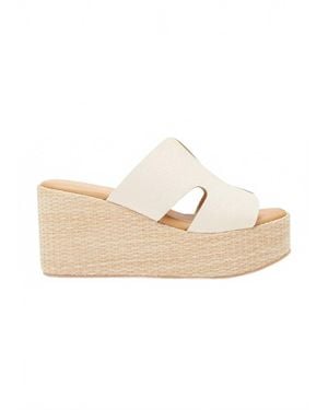 Chocolat Blu Jamie Platform Wedge Sandal - White