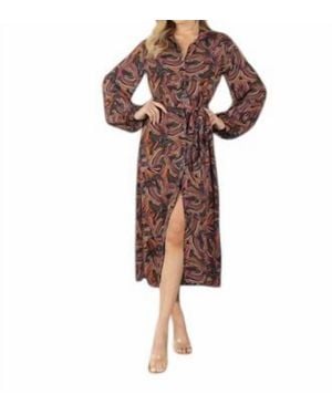 Veronica M Shirt Dress - Brown