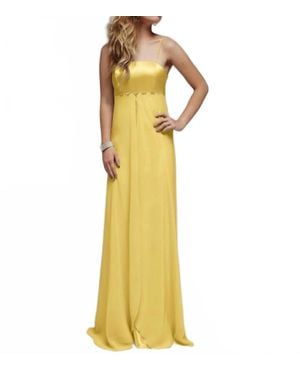 Milano Formals Silken Symphony Gown - Yellow