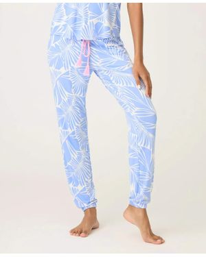 Pj Salvage Bayside Dreams Banded Pant - Blue