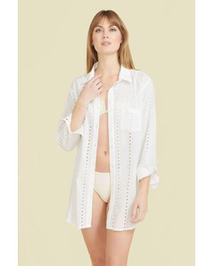 Sitano Po Shirt Dress - Natural