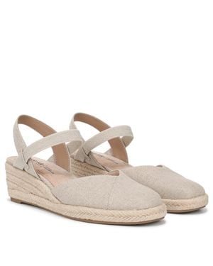 LifeStride Pilar J8230F2700 Sandals Platino Espadrille Htat1683 - Gray