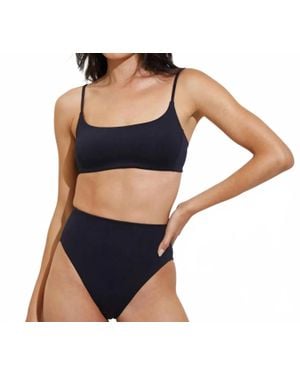 Left On Friday Hi Hi Swim Bottoms - Blue