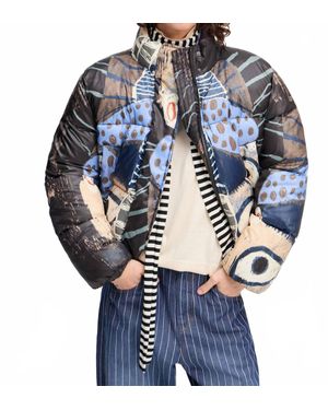 Munthe Juba Puffer Jacket - Blue
