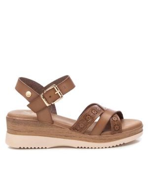 Xti Wedge Sandals - Brown