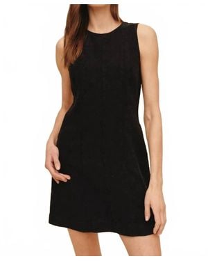 Bella Dahl Seamed Zip Dress - Black