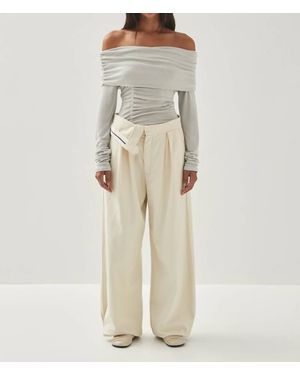 Alohas Emica Off-The-Shoulder Top - Natural