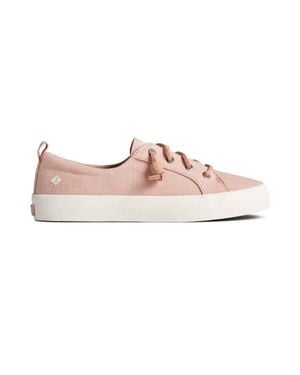 Sperry Top-Sider Crest Vibe Textured Denim Sneaker - Pink
