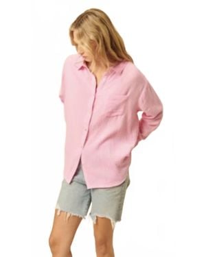 John + Jenn Wyatt Button Down - Pink